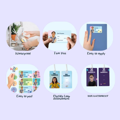 Customisable name slip copy with images