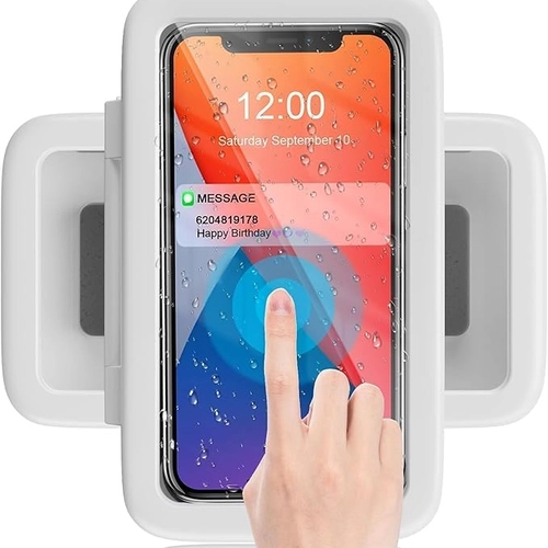 Waterproof Shower Phone Holder, 360° Rotation Case