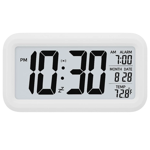 White Smart Clock