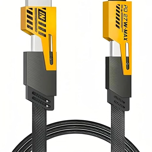 4 in 1 fast Charging Cable, USB-A to Type-C, Compatible with iPhone and All Phones 