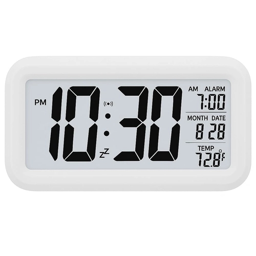 White Smart Clock
