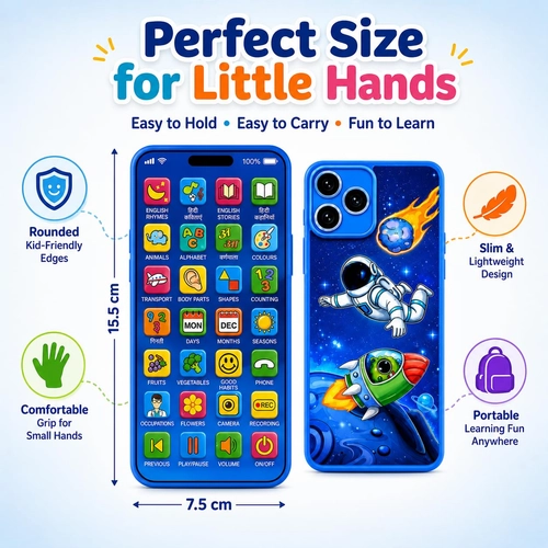 Toy for Kids with 24 Learning Modes | Talking Dummy Mobile for Boys & Girls Age 2–12 | Educational Mobile Phone Toy
