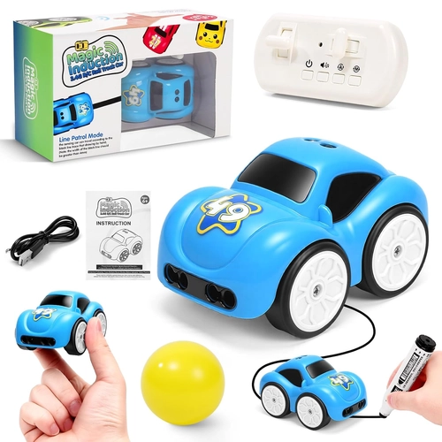Magic Car that Follows Drawing, Car Follows Drawn Line