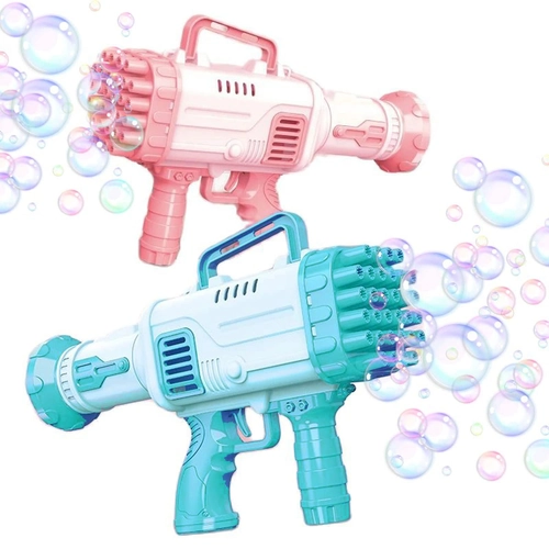 Gun for Kids with Soap Solution Indoor and Outdoor Toys for Toddlers Bubble